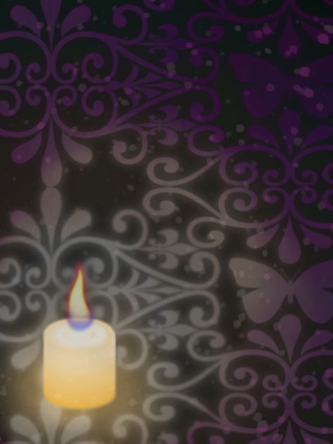 背景 キャンドル