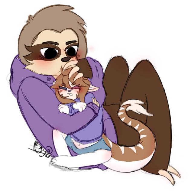 slothy cuddles