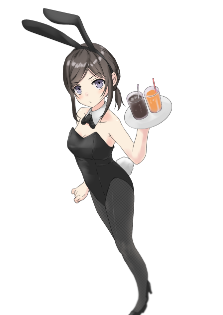 バニー姿の羽島千尋