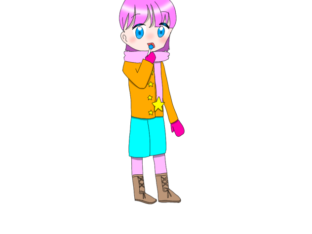 擬人化カービィ（冬）