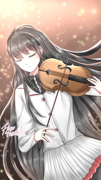 The violin beauty