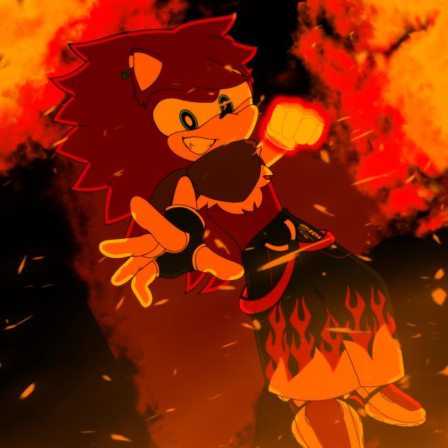 Drake, The Flame Hedgehog