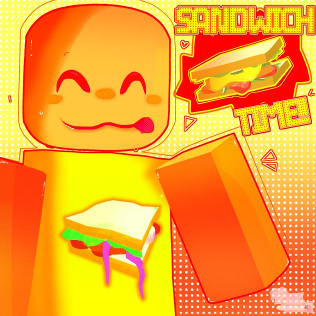 SANDWICH TIME-! -Roblox Oc Sam! X3 🥪😋🧡💛