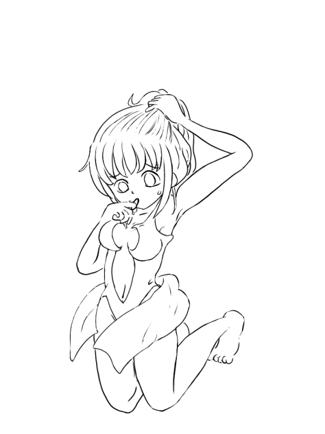 髪を結ぶのに異様に手間取る女の子
