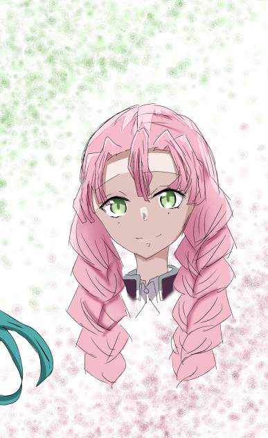 自分の絵柄で推し　蜜璃ちゃん