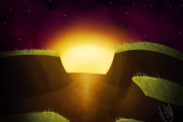 Sunset doodle