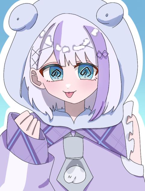 ゆるいくまの線画塗らせていただきました！
