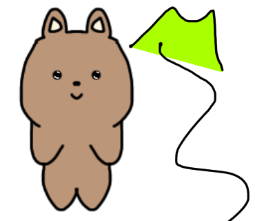 くまがと山を描きました！