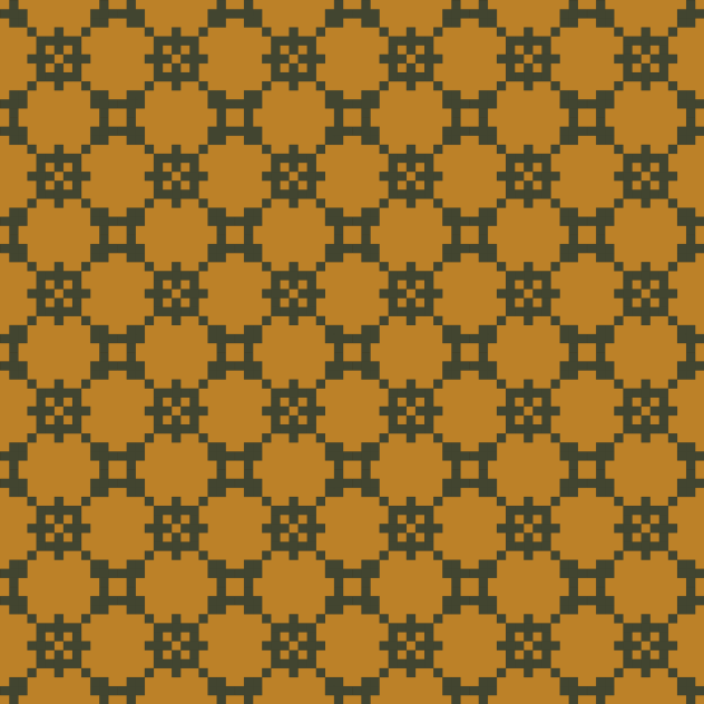 Tribal Pattern Green