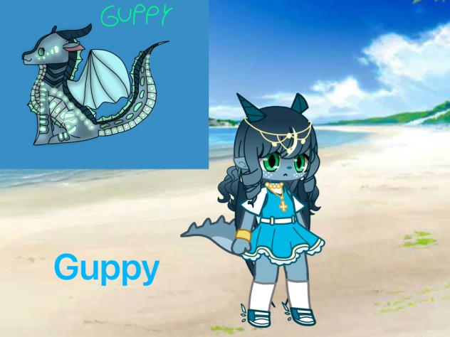 My WOF SeaWing OC as a Gacha OC.