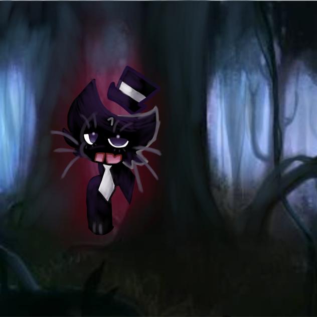 Old art of black as a warrior cat XP