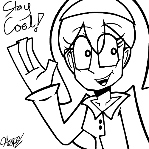 Cartoony GIRL test!
