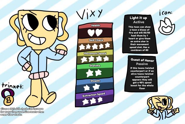 My Dandy’s World OC, Vixy!