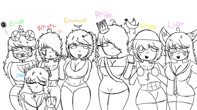 7 Awesome Sins Family Photo