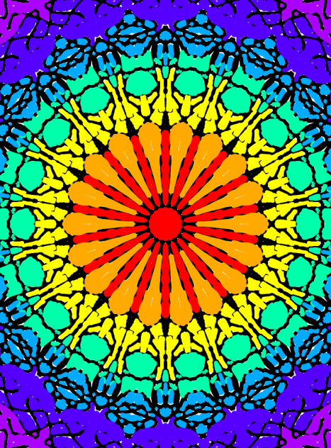 the colourful pattern 💖💖💖 - ibisPaint