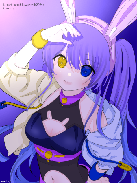星川ヤヨイ様の線画借りました！