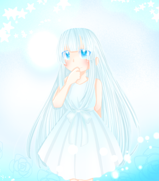 透明感を追求した絵