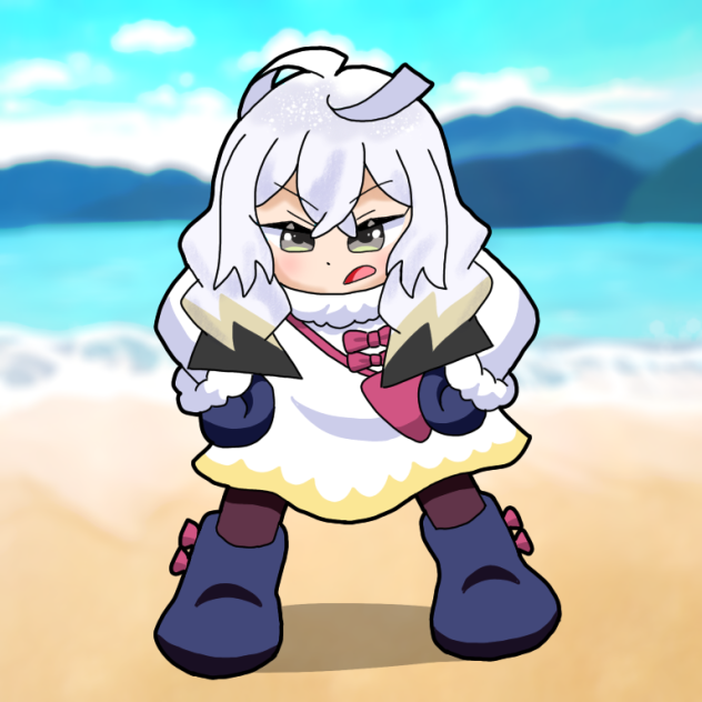 海のおこエナガちゃん