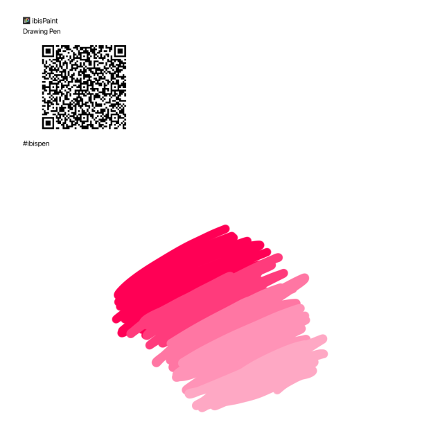 Brush qr code ibisPaint