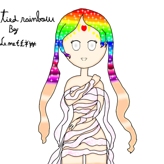 tied rainbow