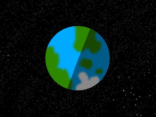 Earth in space