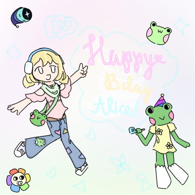 HAPPY BDAY ALICEEE 🤍🤍