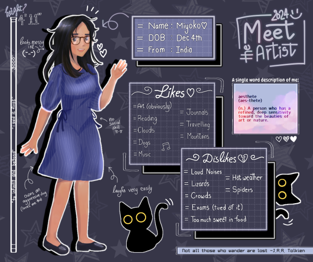 Meet the artist! 💙