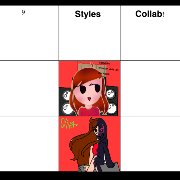 9 styles collab