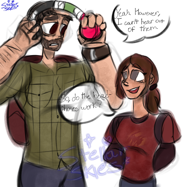ellie’s headphones (tlou)