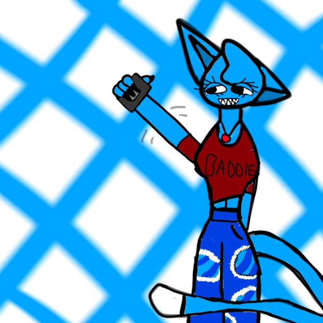 my oc as a baddie