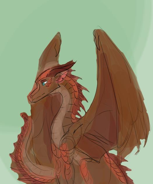 Oc Sketch Ava(Mudwing×Skywing)