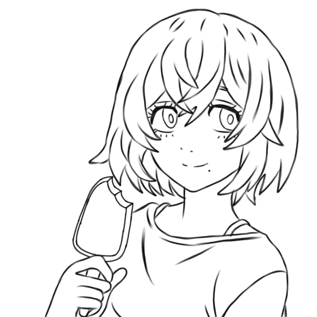 橘 日向 (Lineart)