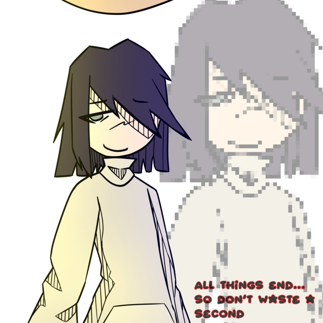 Drawing my Fpe oc in my style