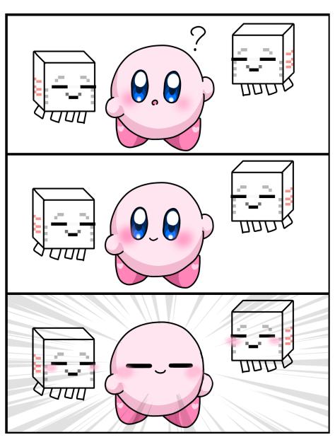 カービィとガストリング