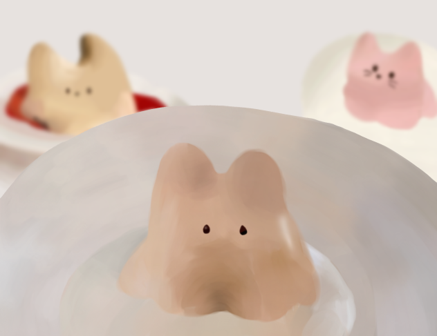 ぷるぷるのーねーこープリン