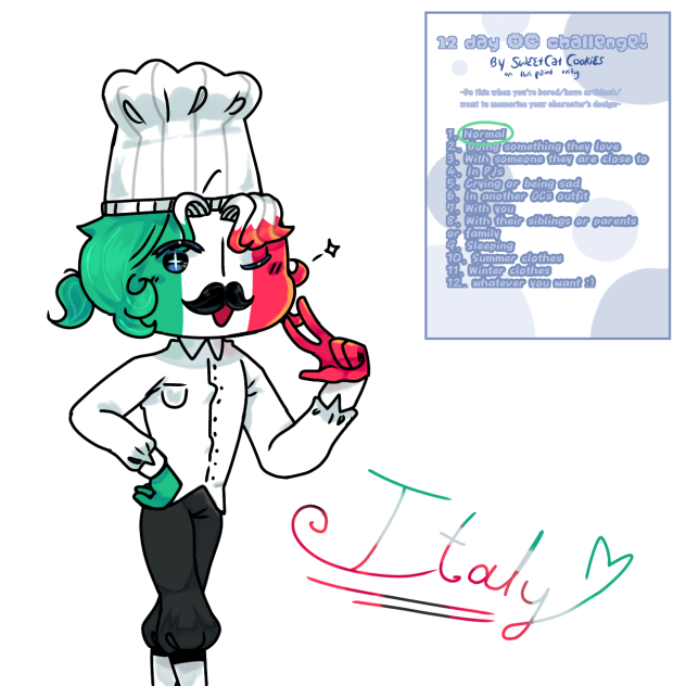 Oc challenge (Italy) Day 1 - ibisPaint