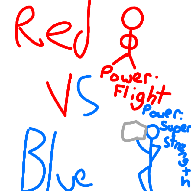 red vs blue 🔥🔥🔥 - ibisPaint