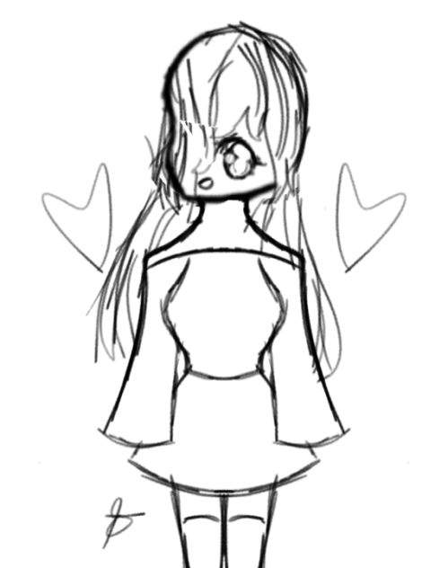 A Random Girl I drew Sketchhhhhhhhh