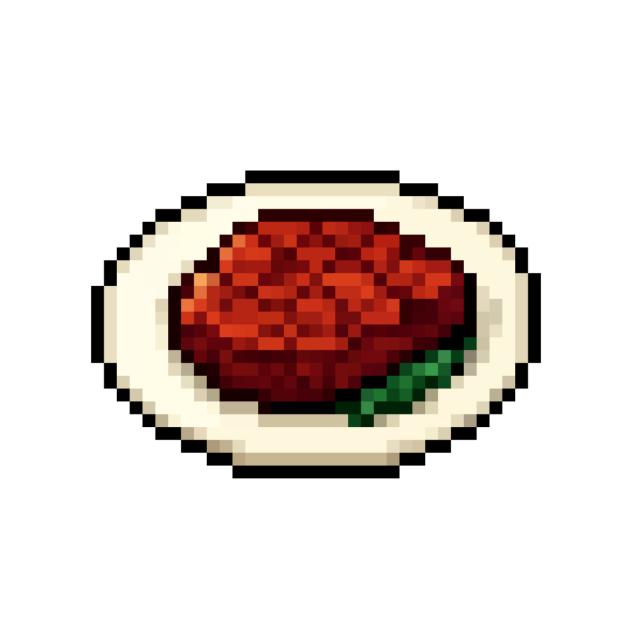 steak pixel