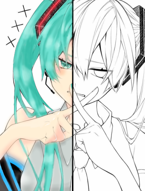 初音ミク (塗り)