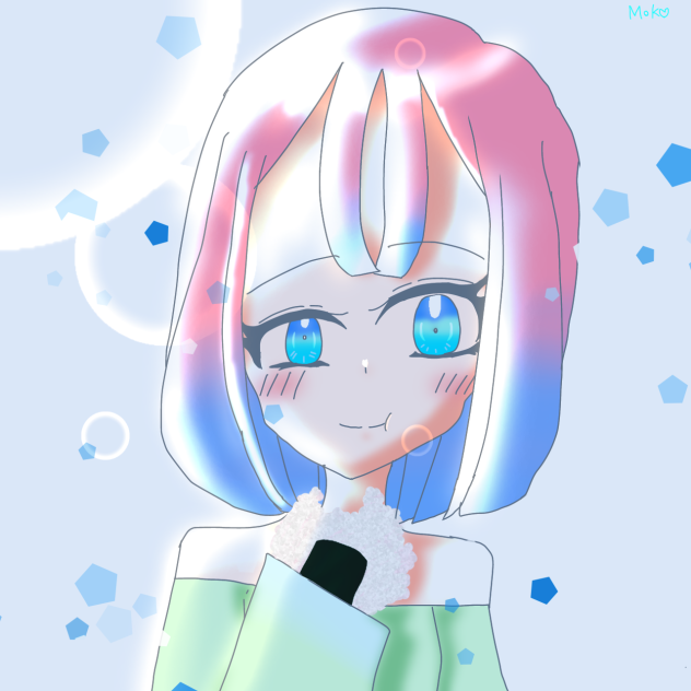 「ぷかぷか」のおにぎりバージョン代理キャラだよ！