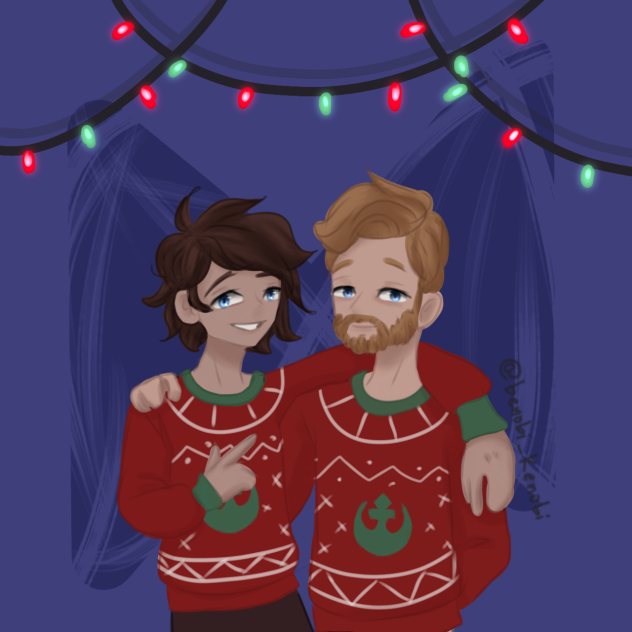 CHRISTMAS RE-DRAW THINGY YEA STAR WARS!!