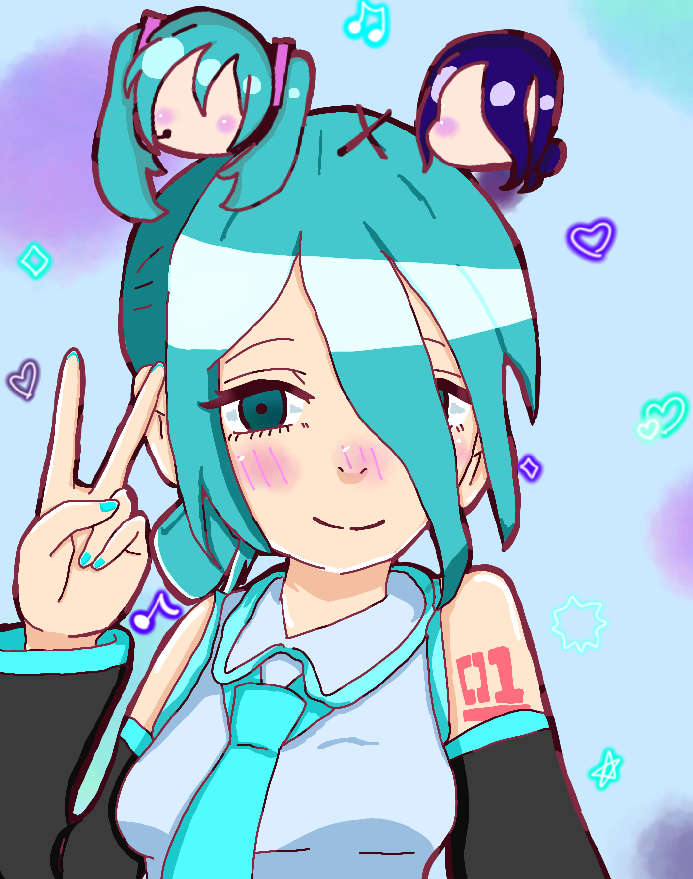 初音ミク×レゼ - ibisPaint