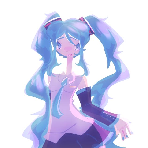 i drew miku bc why nor