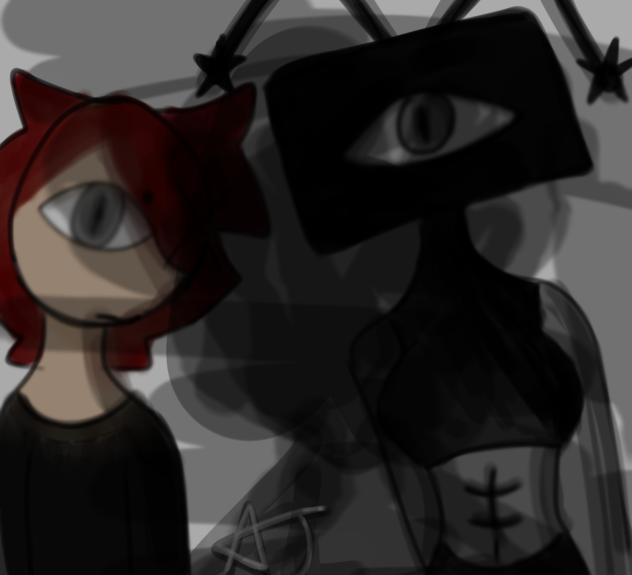 TV WOMAN AND X-ER (TWO ORIGINAL OCS)