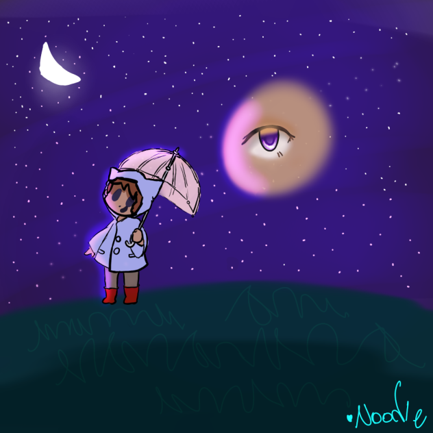 The night 🎆 - ibisPaint