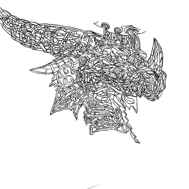 Dragon Edit - ibisPaint