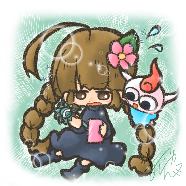 スマホでお絵描きククリたん