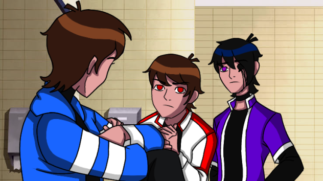 Ben 17(old clothes) meet Ben 19 , Ben 00