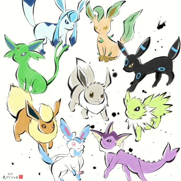 墨絵風色ブイズ